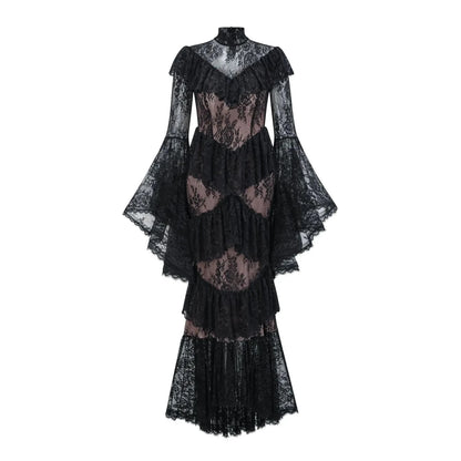 Robe Vintage Dentelle Manche Longue - Louise Vintage