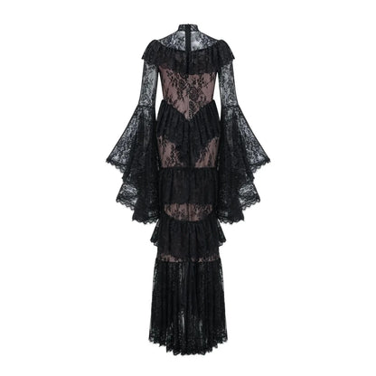 Robe Vintage Dentelle Manche Longue - Louise Vintage