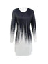 Robe Vintage Dessin Manches Longues - Louise Vintage