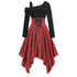 Robe Vintage Ecosse Noir - Louise Vintage