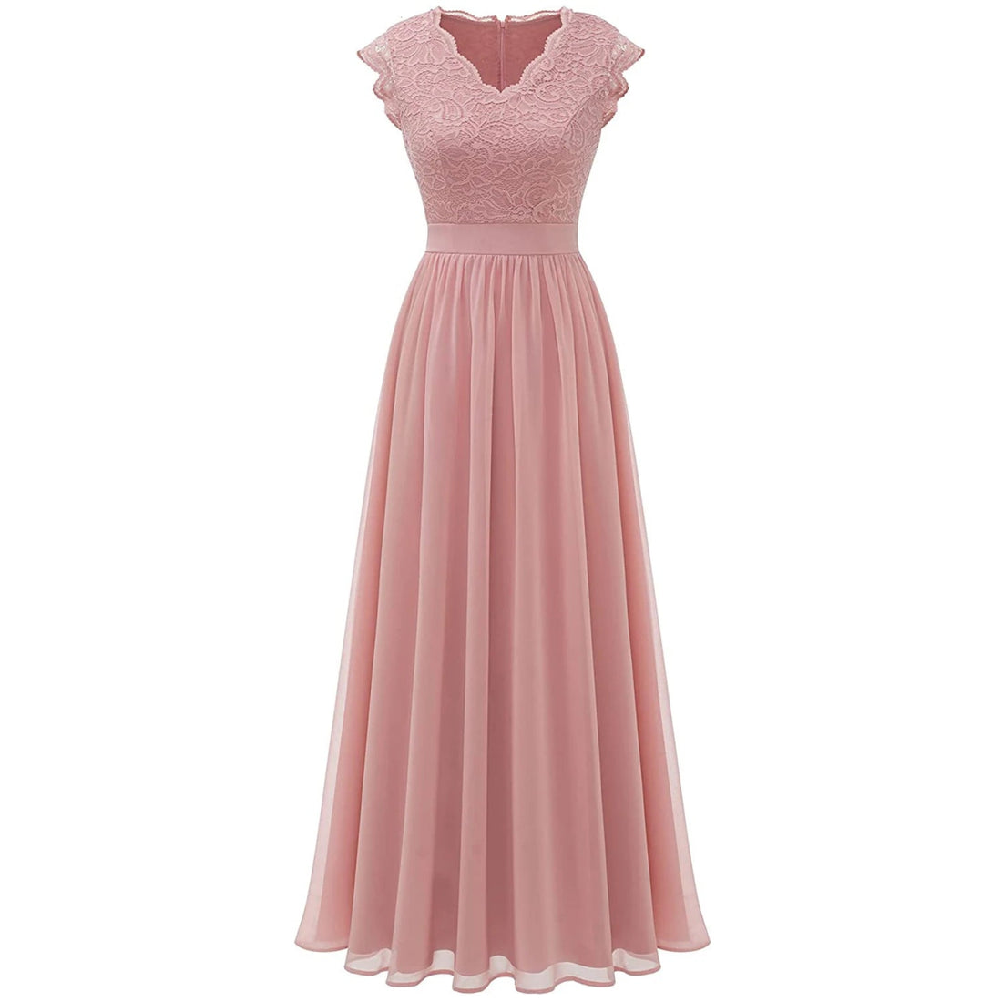 Robe Vintage Froufrou Grande Taille Rose - Louise Vintage