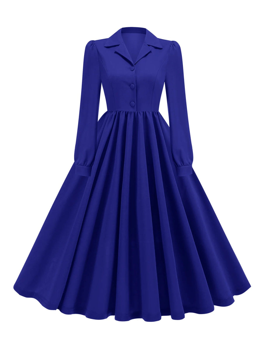 Robe Vintage Grande Taille 60s N&amp;B - Louise Vintage