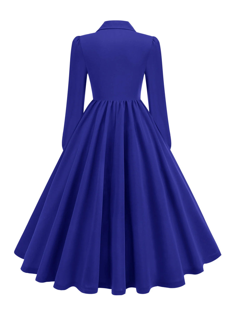 Robe Vintage Grande Taille 60s N&amp;B - Louise Vintage
