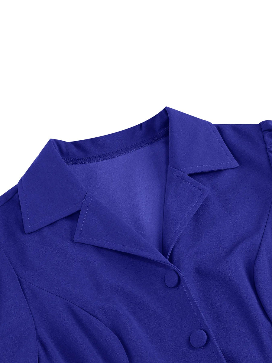 Robe Vintage Grande Taille 60s N&amp;B - Louise Vintage