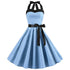 Robe Vintage Grande Taille Bleu - Louise Vintage