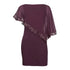 Robe Vintage Grande Taille Bordeaux uni - Louise Vintage