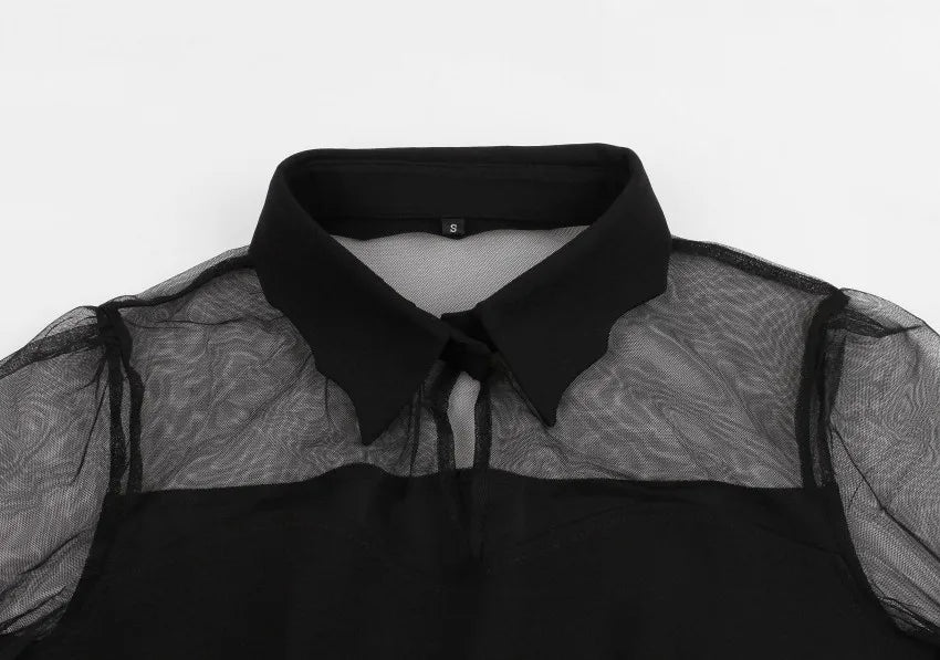 Robe Vintage Grande Taille Dentelle Noire - Louise Vintage