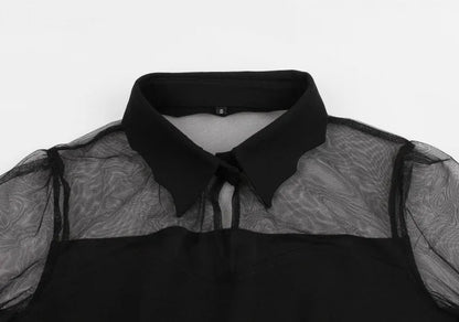 Robe Vintage Grande Taille Dentelle Noire - Louise Vintage
