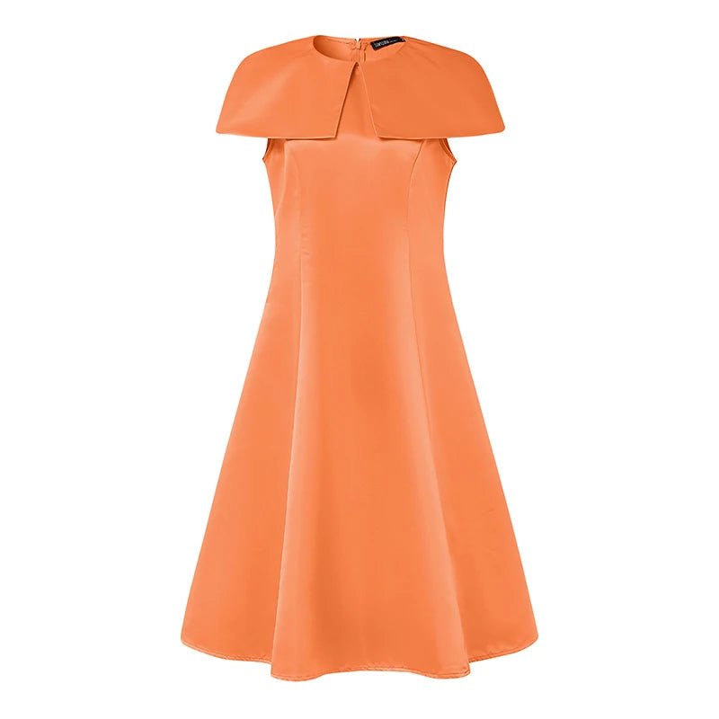 Robe Vintage Grande Taille Orange - Louise Vintage