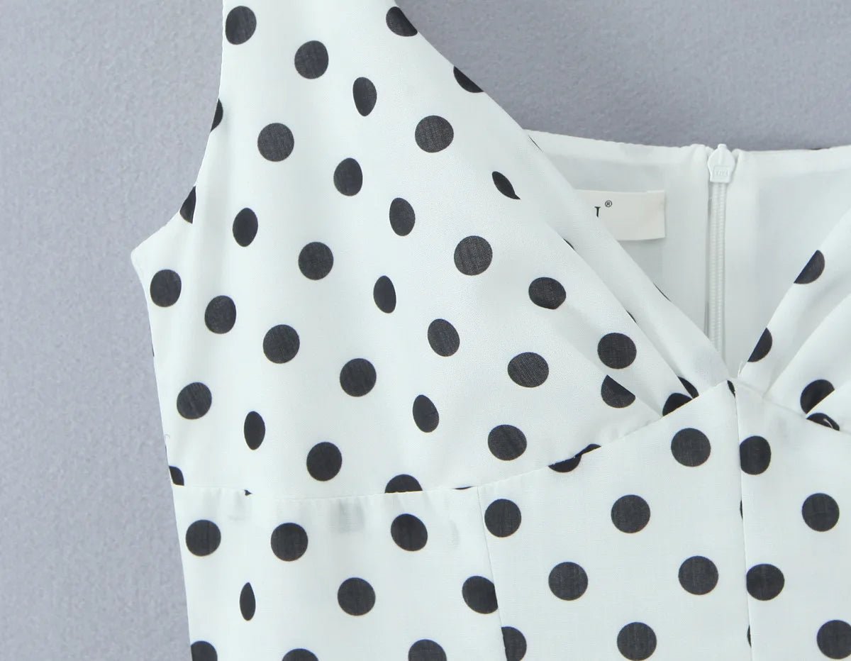 Robe Vintage Grande Taille Rockabilly Blanche - Louise Vintage