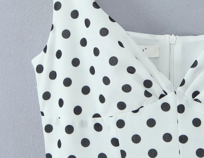 Robe Vintage Grande Taille Rockabilly Blanche - Louise Vintage