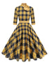 Robe Vintage Hiver Carreaux - Louise Vintage