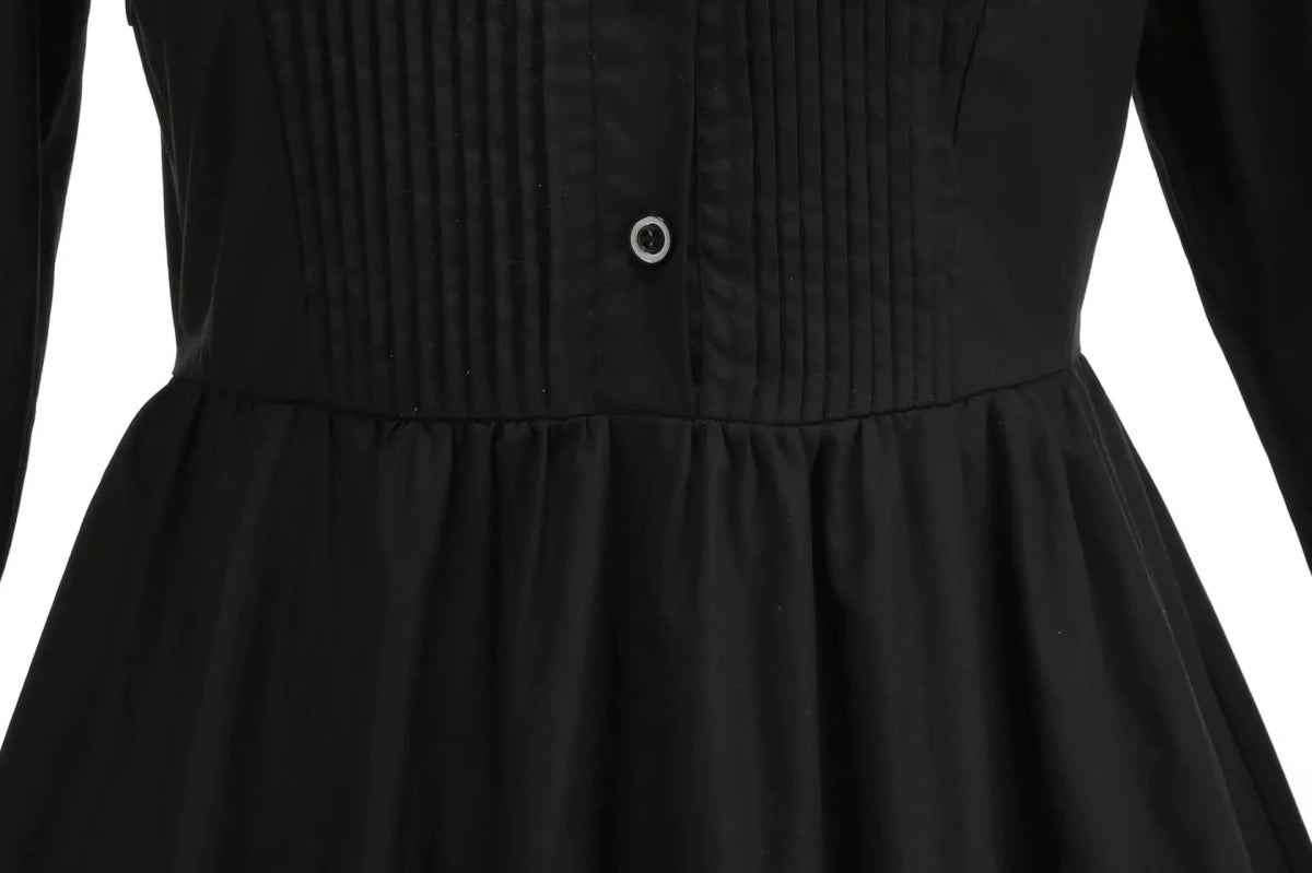Robe Vintage Hiver Noire - Louise Vintage