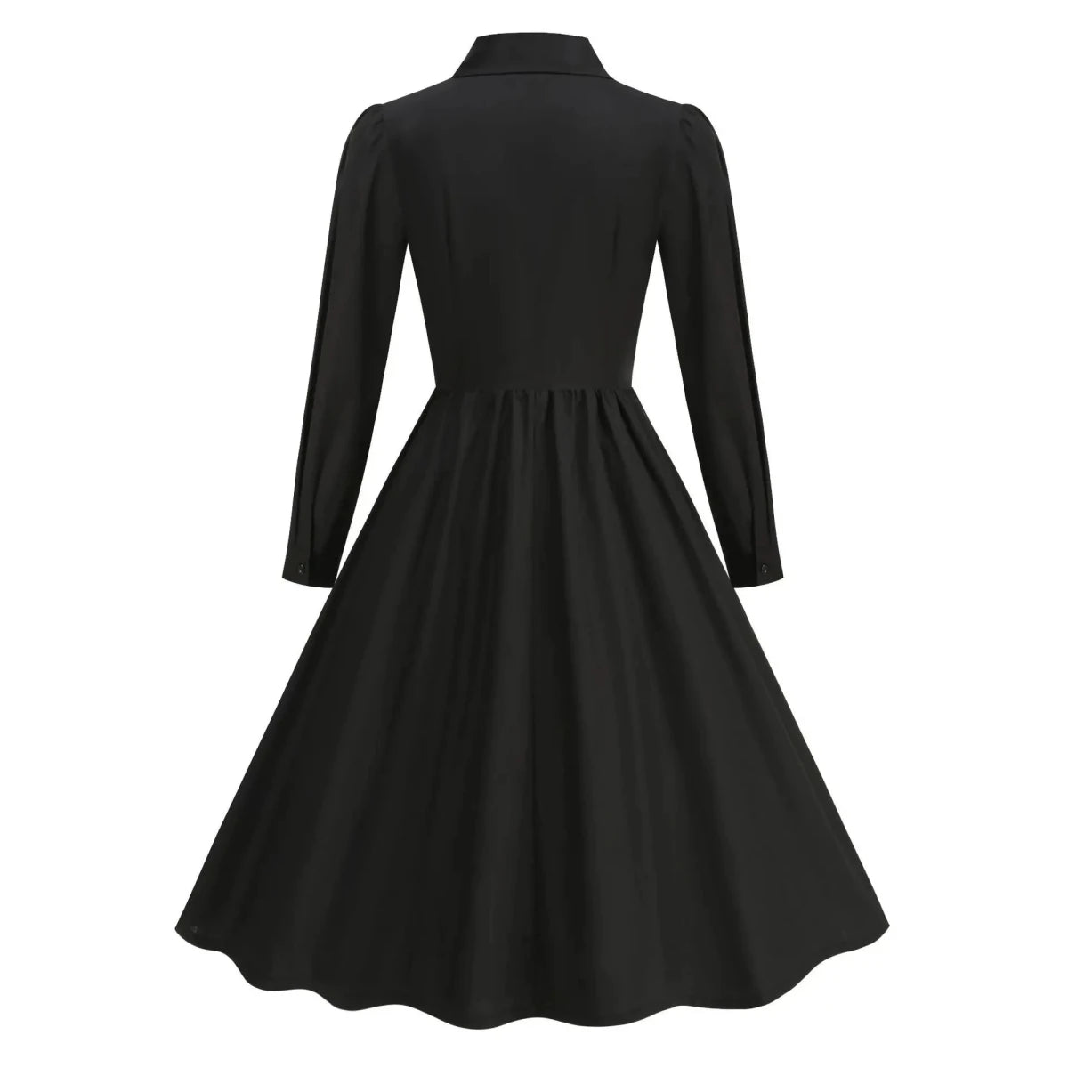 Robe Vintage Hiver Noire - Louise Vintage