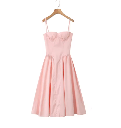 Robe Vintage Invité Mariage Rose - Louise Vintage
