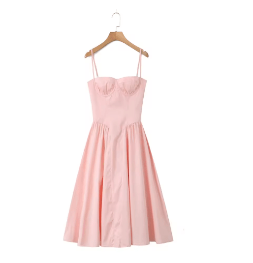 Robe Vintage Invité Mariage Rose - Louise Vintage