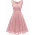 Robe Vintage Longue 50s Rose - Louise Vintage