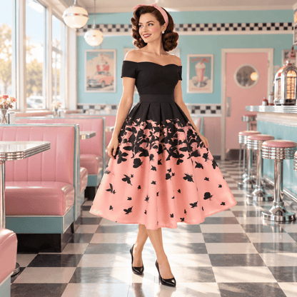 Robe Vintage Papillons - Louise Vintage