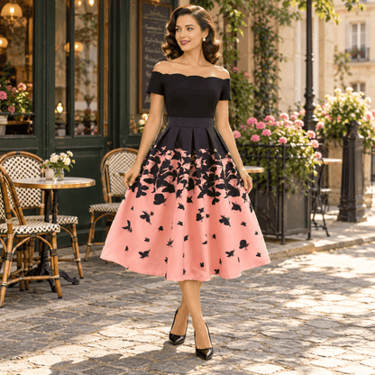 Robe Vintage Papillons - Louise Vintage