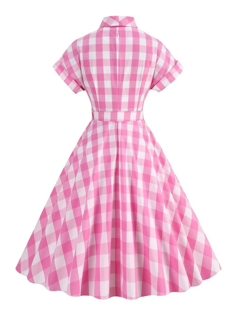 Robe Vintage Pin Up Damier - Louise Vintage