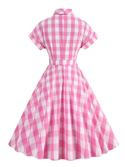 Robe Vintage Pin Up Damier - Louise Vintage