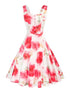 Robe Vintage Pin Up Imprimé Fleurs - Louise Vintage