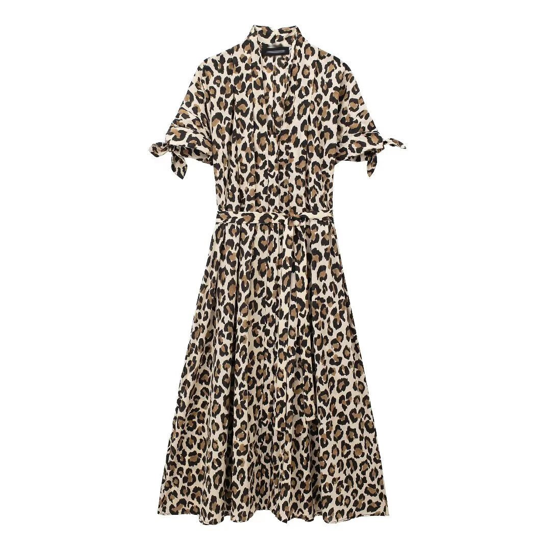 Robe Vintage Pin Up Leopard - Louise Vintage