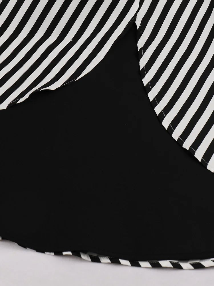 Robe Vintage Pin Up Pas Cher Bandes - Louise Vintage