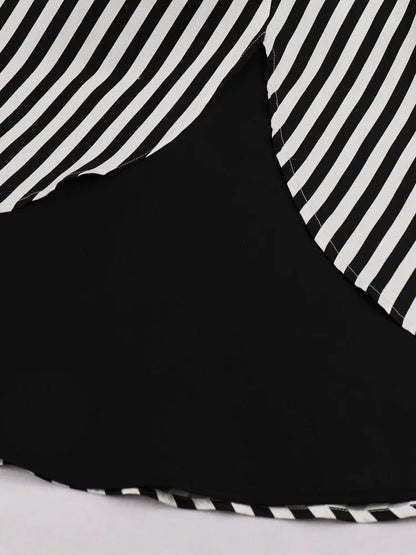 Robe Vintage Pin Up Pas Cher Bandes - Louise Vintage