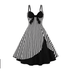 Robe Vintage Pin Up Pas Cher Bandes - Louise Vintage