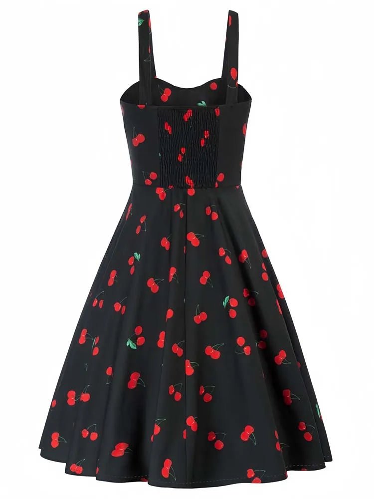 Robe Vintage Pin Up Pas Cher Cerises - Louise Vintage