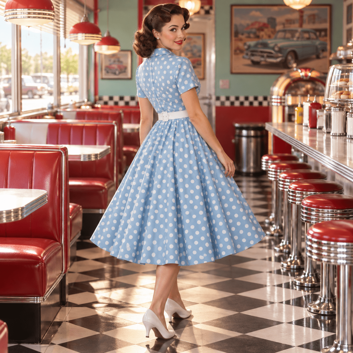 Robe Vintage Polkadot - Louise Vintage