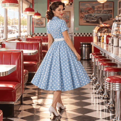 Robe Vintage Polkadot - Louise Vintage