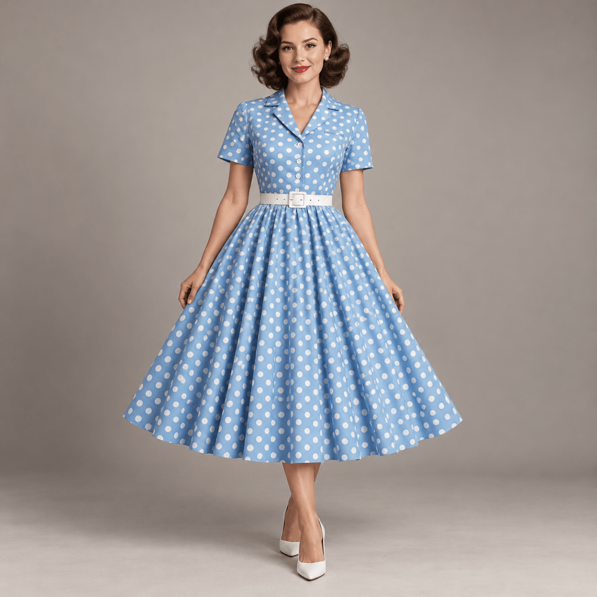 Robe Vintage Polkadot - Louise Vintage