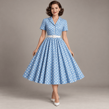 Robe Vintage Polkadot - Louise Vintage