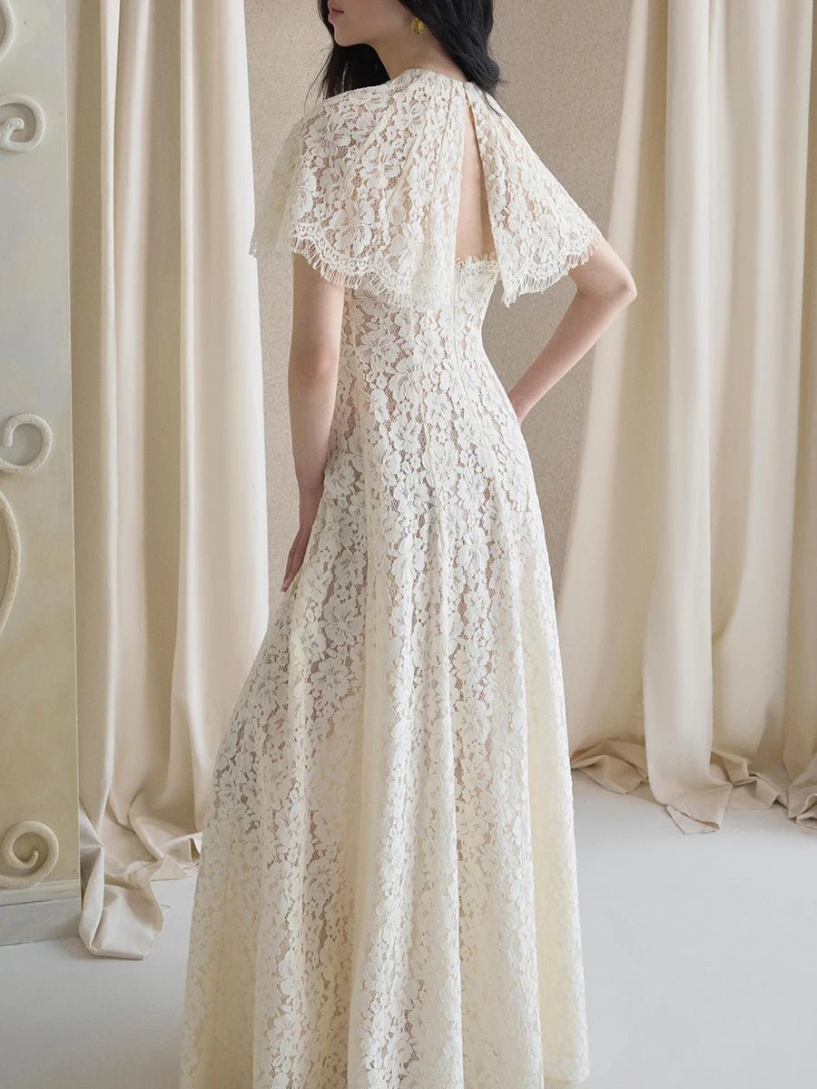 Robe Vintage Pour Mariage Blanche - Louise Vintage