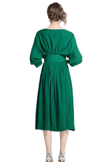 Robe Vintage Qualité Verte - Louise Vintage