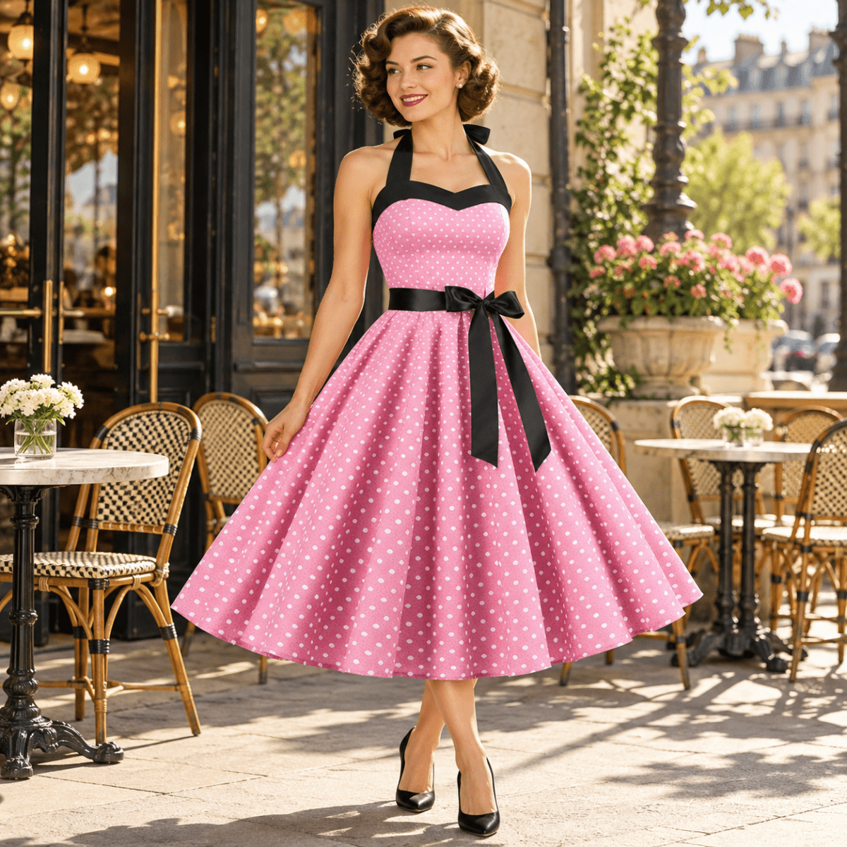Robe Vintage Rose - Louise Vintage