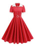Robe Vintage Rouge Passion - Louise Vintage