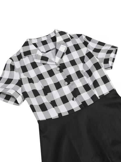 Robe Vintage Tendance Noir - Louise Vintage
