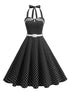 Robe Vintage Trapeze Noir - Louise Vintage