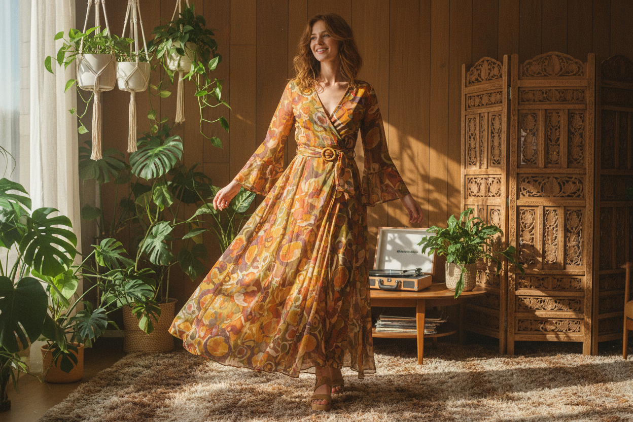 Robes Années 70 Vintage