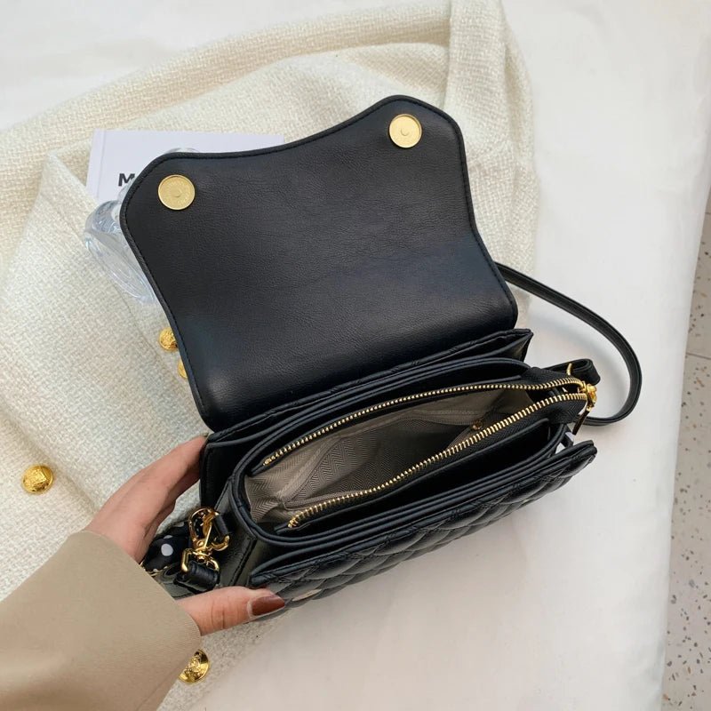 Sac à Main en Cuir Vintage Noir - Louise Vintage