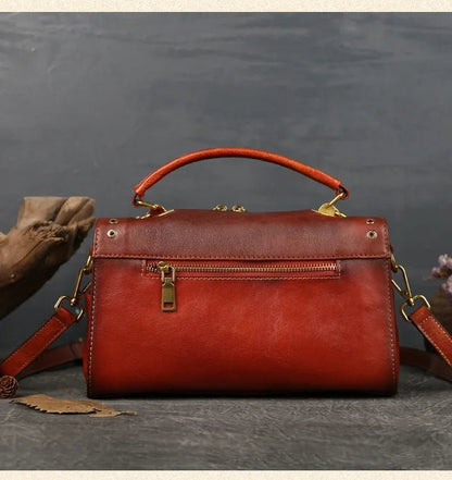 Sac à Main Style Vintage Rouge - Louise Vintage
