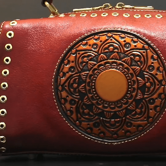 Sac à Main Style Vintage Rouge - Louise Vintage
