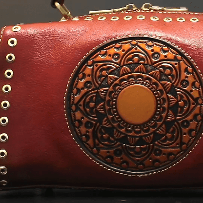 Sac à Main Style Vintage Rouge - Louise Vintage