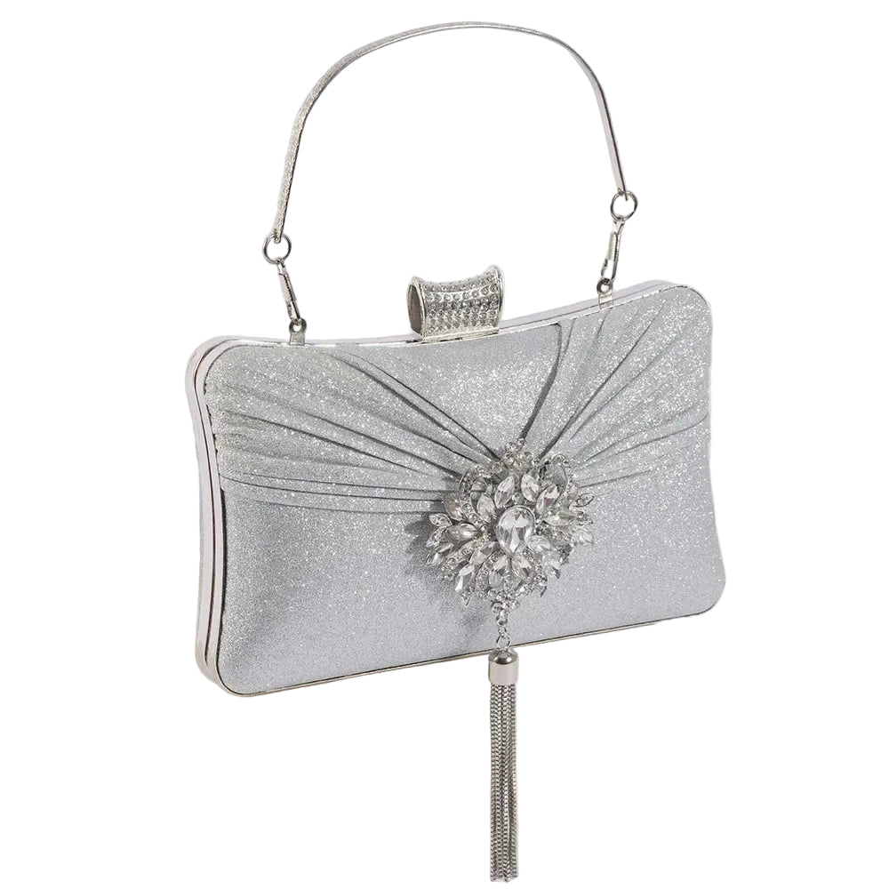 Sac à Main Vintage Annee 30 Argent - Louise Vintage
