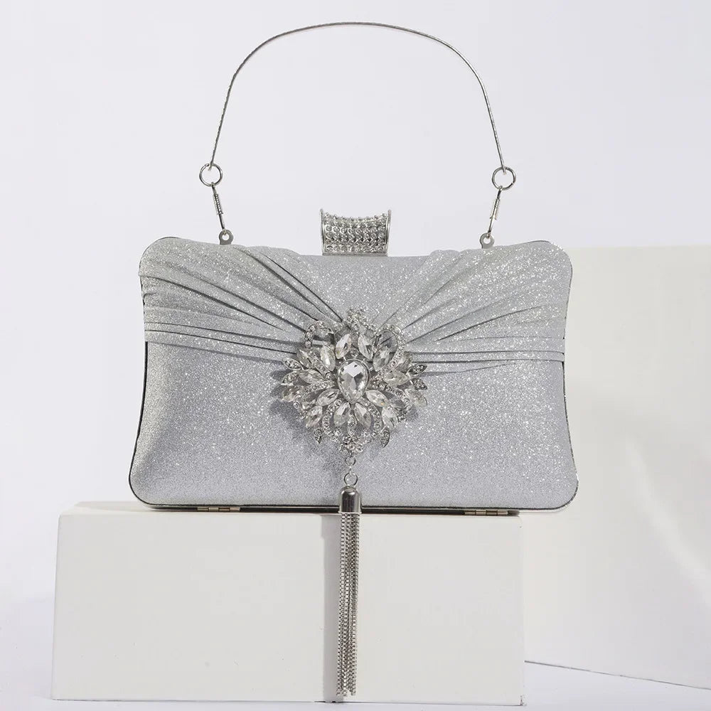 Sac à Main Vintage Annee 30 Argent - Louise Vintage