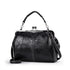 Sac à Main Vintage en Cuir Noir - Louise Vintage