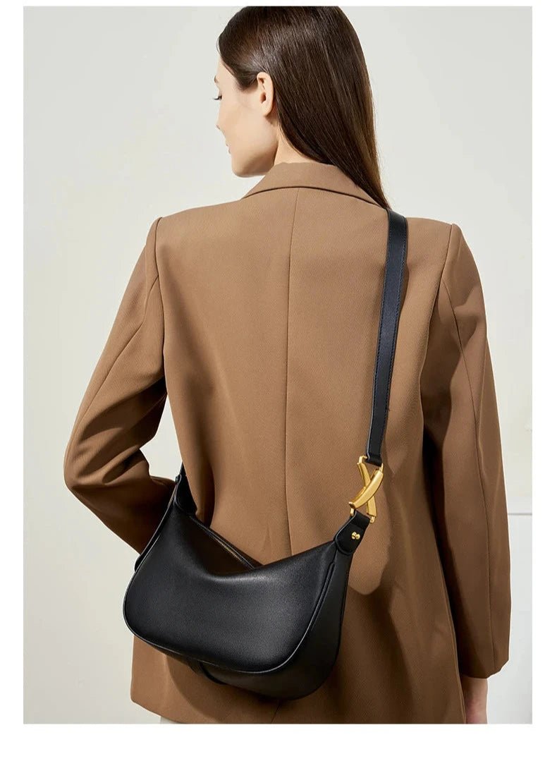Sac Bandoulière Original Retro Vintage Noir - Louise Vintage